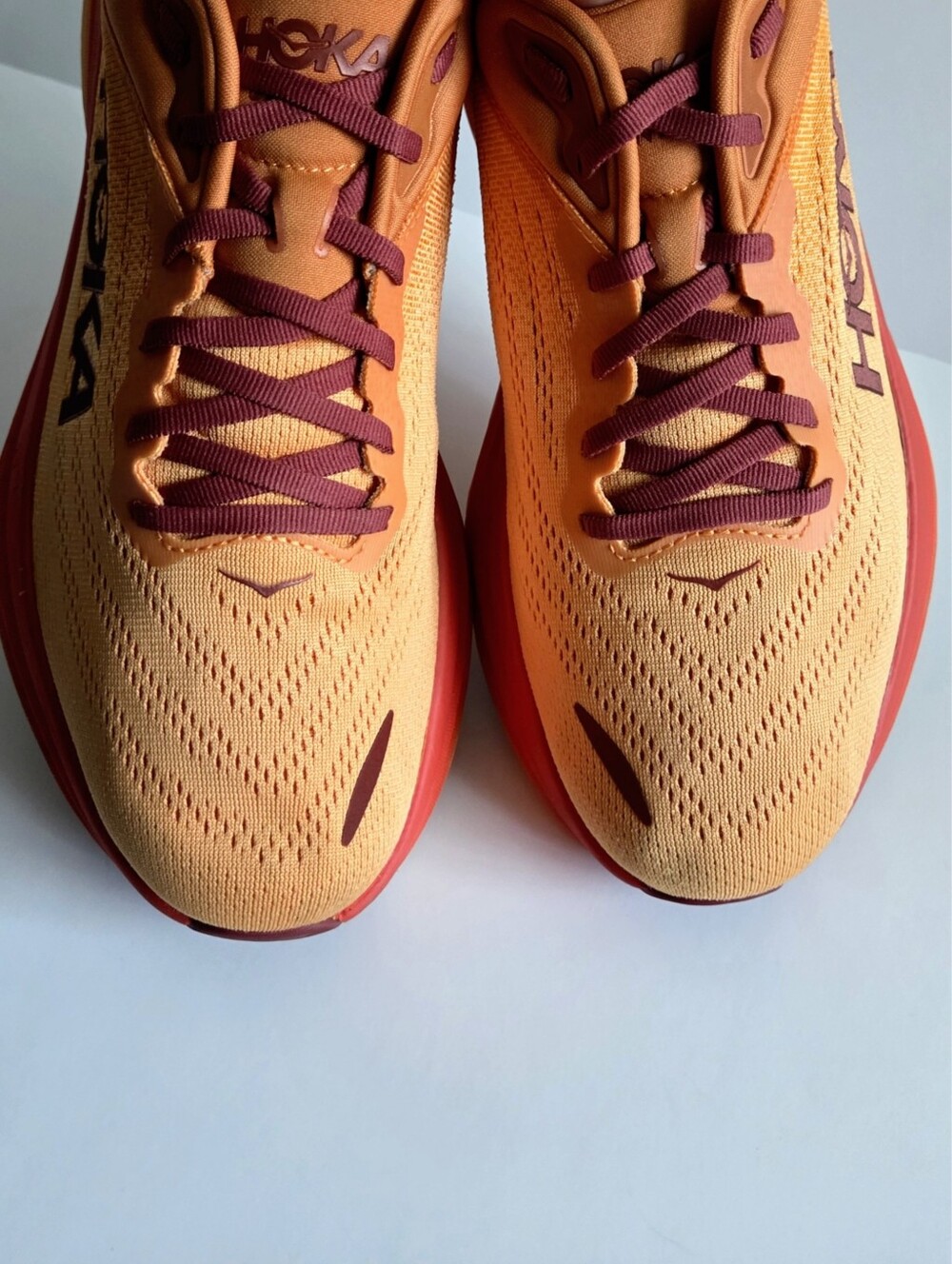 Hoka Bondi 8 Running Shoes In Amber Haze/ Sherbet, Size 10.5 - Picture 8 of 16